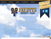 Tablet Screenshot of fayettefair.com